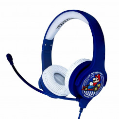 Headphones With Microphone OTL Technologies MARIO KART Blue Blue/White