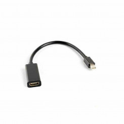 Мини-адаптер DisplayPort-HDMI Lanberg AD-0005-BK, 20 см, обязателен