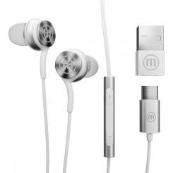 Headphones with microphone Maxell XC1 White
