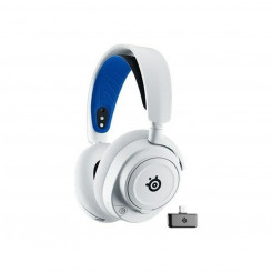 Headphones with Microphone SteelSeries Arctis Nova 7P Blue White Black