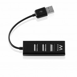 USB-концентратор Ewent EW1123 Черный