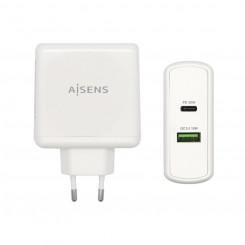 Wall charger Aisens ASCH-2PD30QC-W 48 W USB-C White