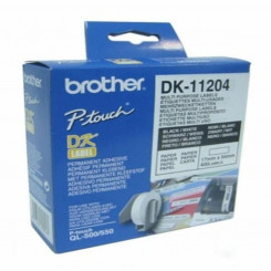 Многофункциональный принтер этикеток Brother DK11204 17 x 54 мм