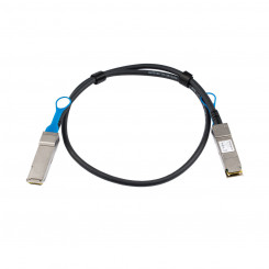 Жесткий сетевой кабель UTP категории 6 Startech QSFP40GPC1M, черный, 1 м