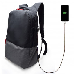Laptop and Tablet Backpack Ewent EW2529 Black Gray 17.3