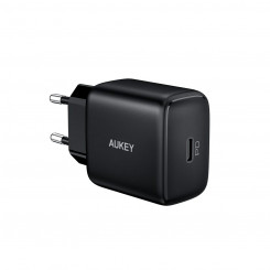 Wall charger Aukey PA-R1 Black Must 20 W