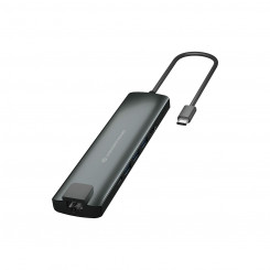 USB-хаб Conceptronic DONN06G Серый 9-в-1