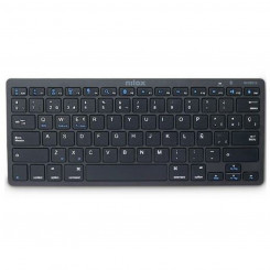 Keyboard Nilox NXKB01B Black Spanish Qwerty