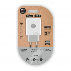 Зарядное устройство Tech One Tech USB-C White 20 Вт