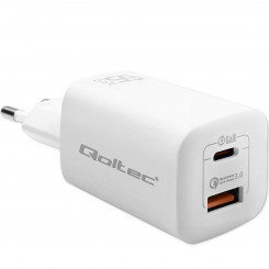 Зарядное устройство Qoltec 50765 Белый 65 Вт