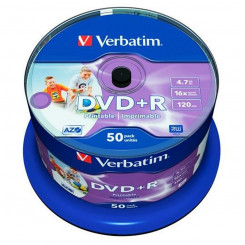 DVD-R Verbatim    50 Ühikut 4,7 GB 16x (50 Ühikut)