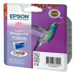 Оригинальный картридж Epson T0806 Светло-фиолетовый