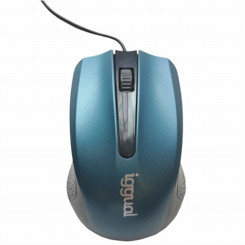 Mouse iggual ERGONOMIC-RL 800 dpi Blue Black/Blue