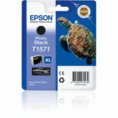 Оригинальный картридж Epson Cartucho T1571 черный фото Черный