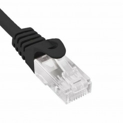 Жесткий сетевой кабель UTP категории 6 Phasak, черный, 1,5 м