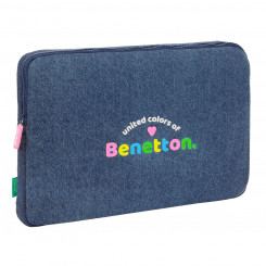 Sülearvuti Kaaned Benetton Denim Sinine 15,6'' 39,5 x 27,5 x 3,5 cm