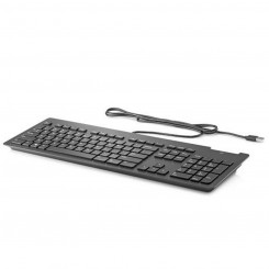 Клавиатура HP Teclado HP Business Slim Smartcard, черная, испанская Qwerty