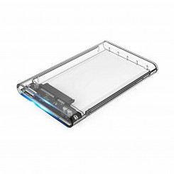 Hard disk protective case CoolBox COO-SCT-2533 2.5 5 Gbps USB 3.0 USB Gray Transparent USB 3.2