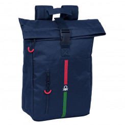 Рюкзак для ноутбука Benetton Италия Морской синий 28 x 42 x 13 см