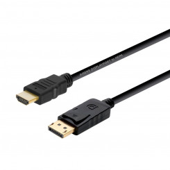 Кабель DisplayPort-HDMI Aisens A125-0364 Черный, 2 м