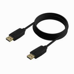DisplayPort Cable Aisens A124-0742 4K Ultra HD Black 5 m