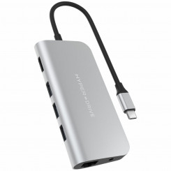 USB-концентратор Hyper 10258346 Серебристый