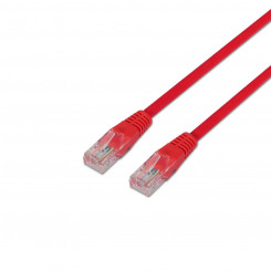 UTP Category 6 Rigid Network Cable Aisens A135-0238 Red 1 m
