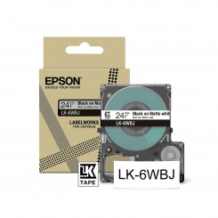 Originaalne Tindikassett Epson LK-6WBJ Must