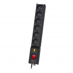 Socket - 6 Socket with switch Lestar LX 610 GA K.:CZ 1.5M 1.5 m 5.2 x 3.8 x 35.5 cm