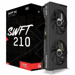 Видеокарта XFX SPEEDSTER SWFT210 CORE AMD Radeon RX 7600 XT 16 ГБ ОЗУ