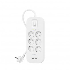 Socket - 6 Socket with switch Belkin Connect SRB002VF2M White (2 m)