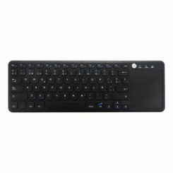 Keyboard With Touchpad CoolBox COO-TEW01-BK Spanish Black Spanish Qwerty QWERTY
