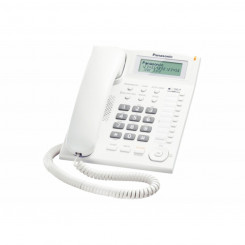 Desk phone Panasonic KX-TS880EXW LCD White