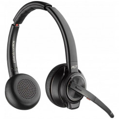 Headphones with microphone Poly SAVI W8220-M Black