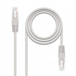 Жесткий сетевой кабель UTP категории 5e NANOCABLE 10.20.0102 Серый, 2 м