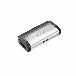 USB-pulk SanDisk SDDDC2-128G-G46 Must Must/Hõbedane Hõbedane 128 GB