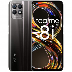 Nutitelefonid Realme 8i 6,6 Must 128 GB 4 GB RAM