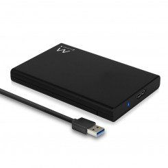 External Case Ewent EW7044 2.5 HD/SSD USB 3.0 Black 2.5