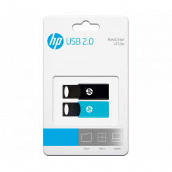 USB stick HP 4712847099760 USB 2.0 64GB 2 Units Black 64 GB