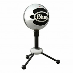 Микрофон Синий Snowball USB Серебристый