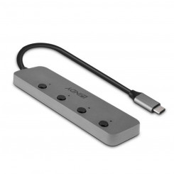 Концентратор USB-C LINDY Серый