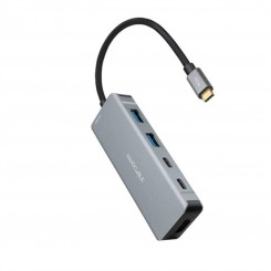 USB-концентратор NANOCABLE 16.10.1006 Серый