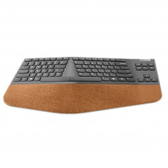 Wireless Keyboard Lenovo GY41C33969 Gray Black White Qwerty US