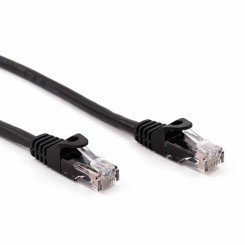 Жесткий сетевой кабель UTP категории 6, Nilox (2 м), черный