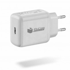 Зарядное устройство + кабель USB-C PCCom White 20 Вт