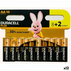 Щелочные батарейки DURACELL Plus 1,5 В LR06 (12 шт.)