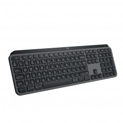 Wireless Keyboard Logitech MX Keys S Spanish Qwerty Gray Graphite Gray