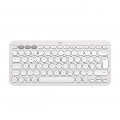 Беспроводная клавиатура Logitech K380s White, испанская Qwerty