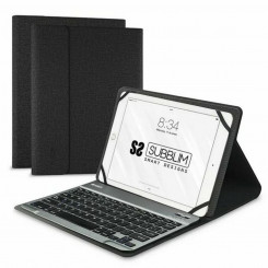 Ümbris Klaviatuurile ja Tahvelarvutile Subblim SUB-KT2-BT0001 10.1 Must Hispaaniakeelne Qwerty QWERTY Bluetooth