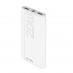 Powerbank Celly PBPD10000EVOWH Valge